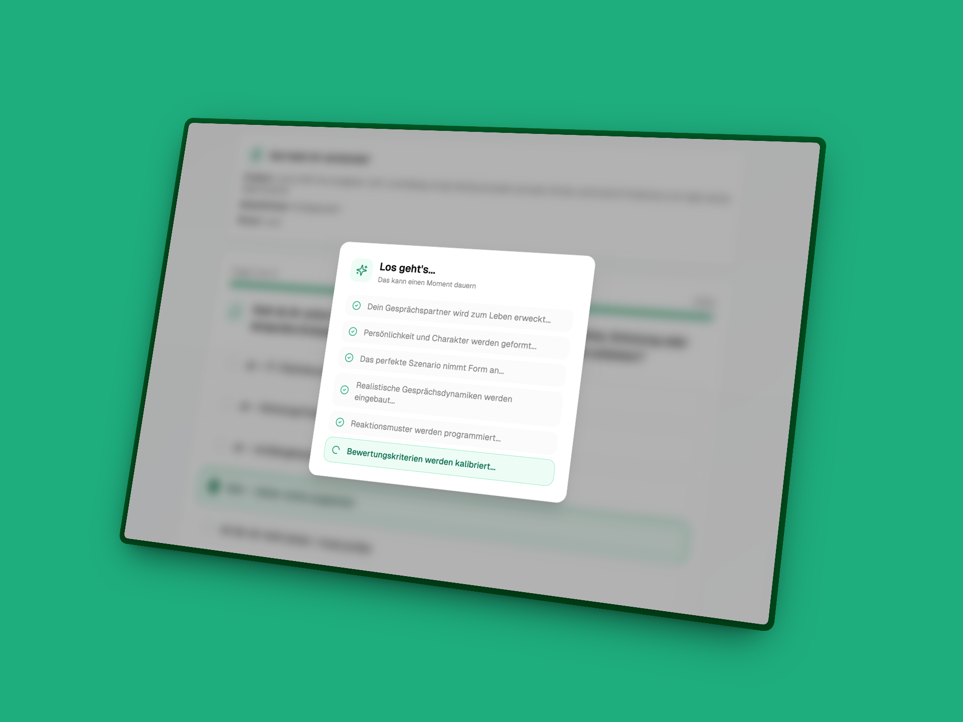 Schritt 2: KI fragt intelligent nach